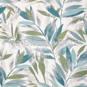 Papel de Parede Folhas Azuladas