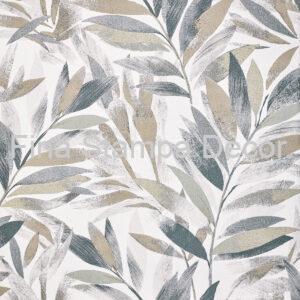 Papel de Parede Branco Folhas