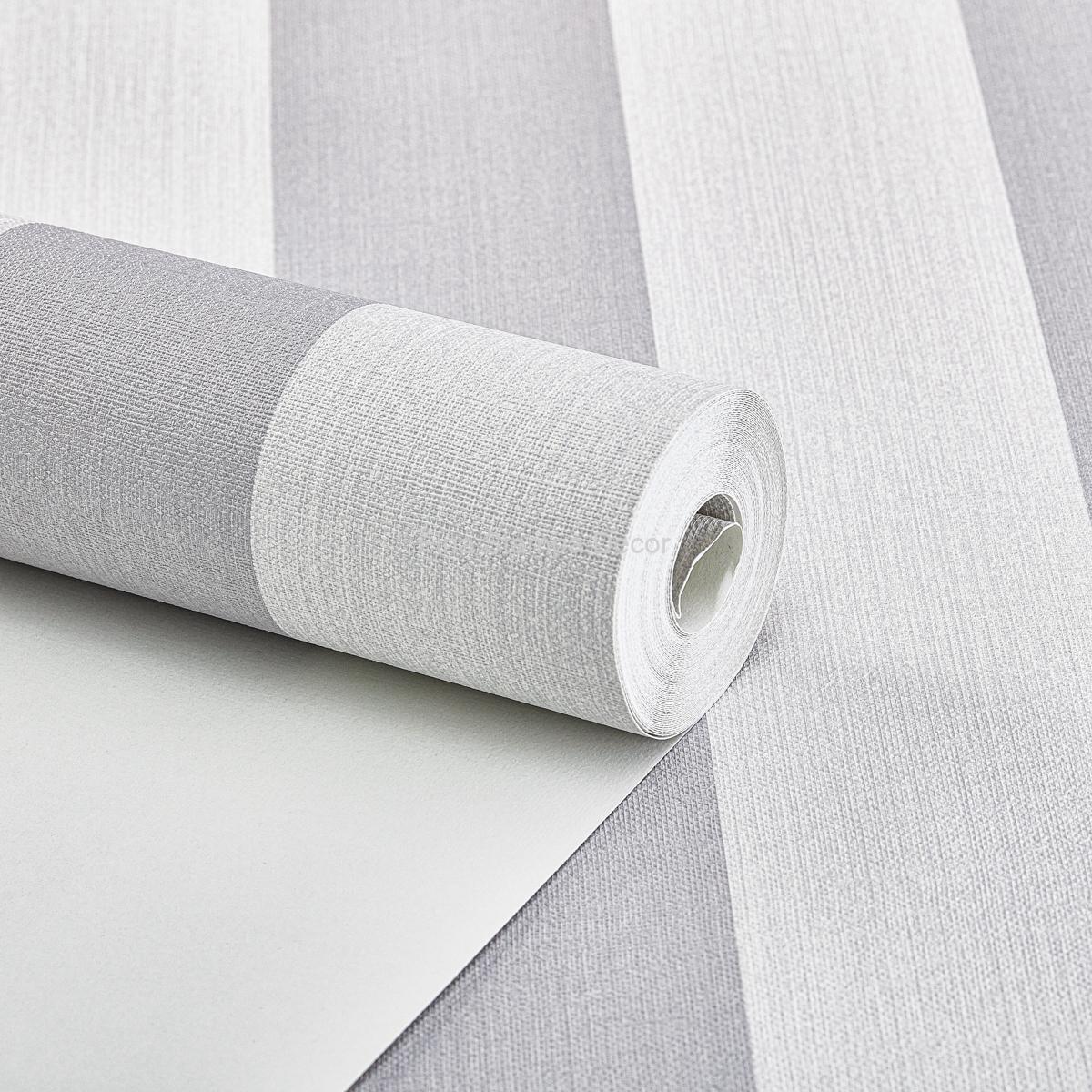 Papel de Parede Listrado Cinza - Imagem 3