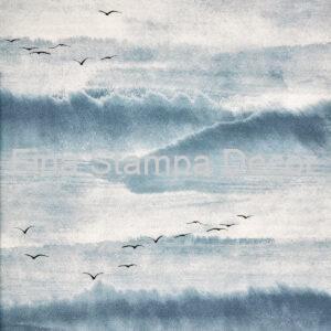 Papel de Parede Estampa Marinha