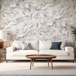Papel de Parede Mármore Cinza
