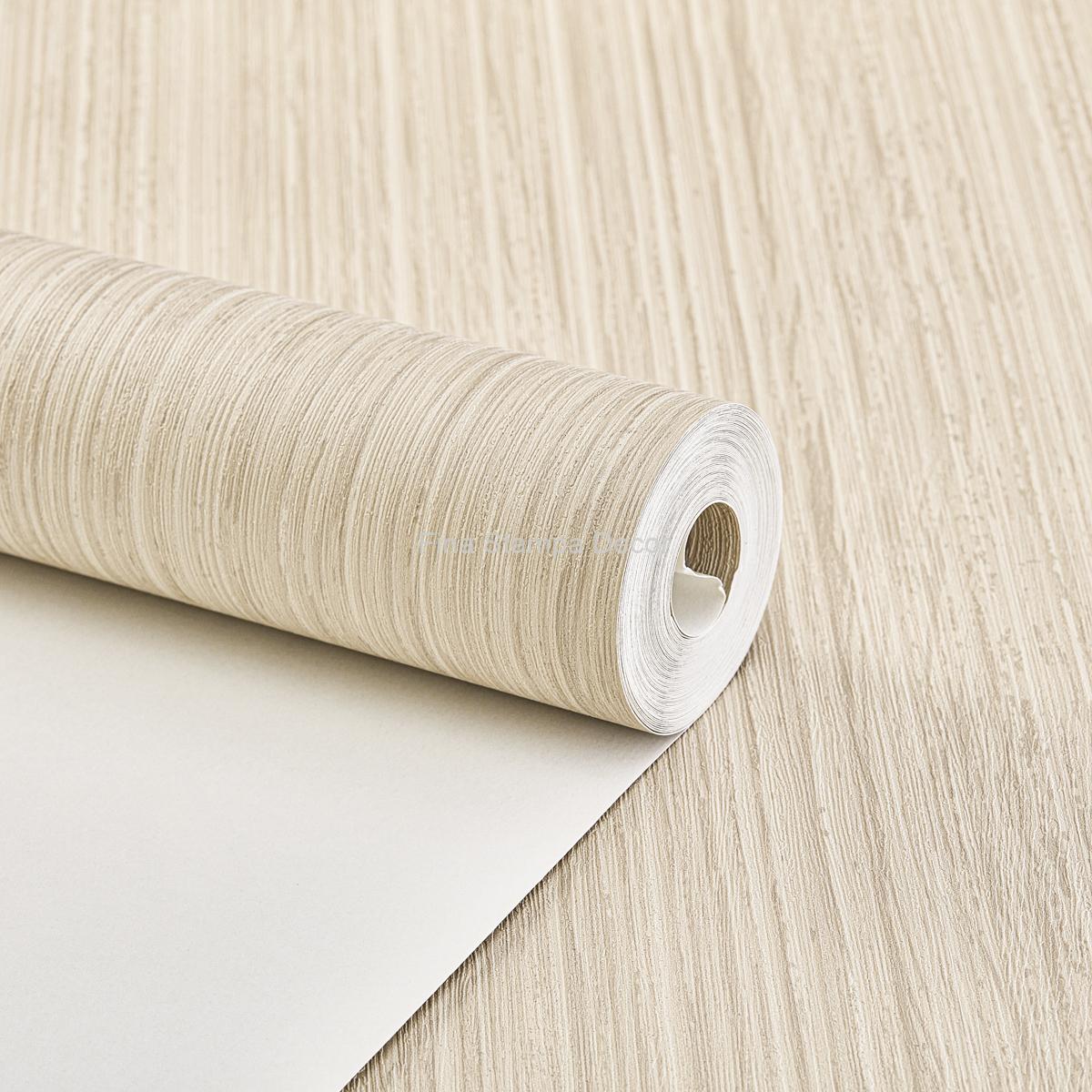 Papel de Parede Tecido Bege - Imagem 3