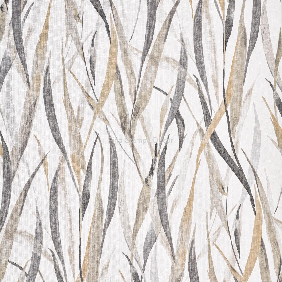 papel de parede folhas acinzentadas