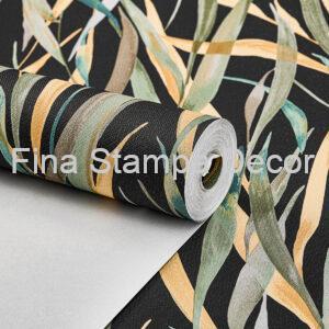 Papel de Parede Folhas Coloridas