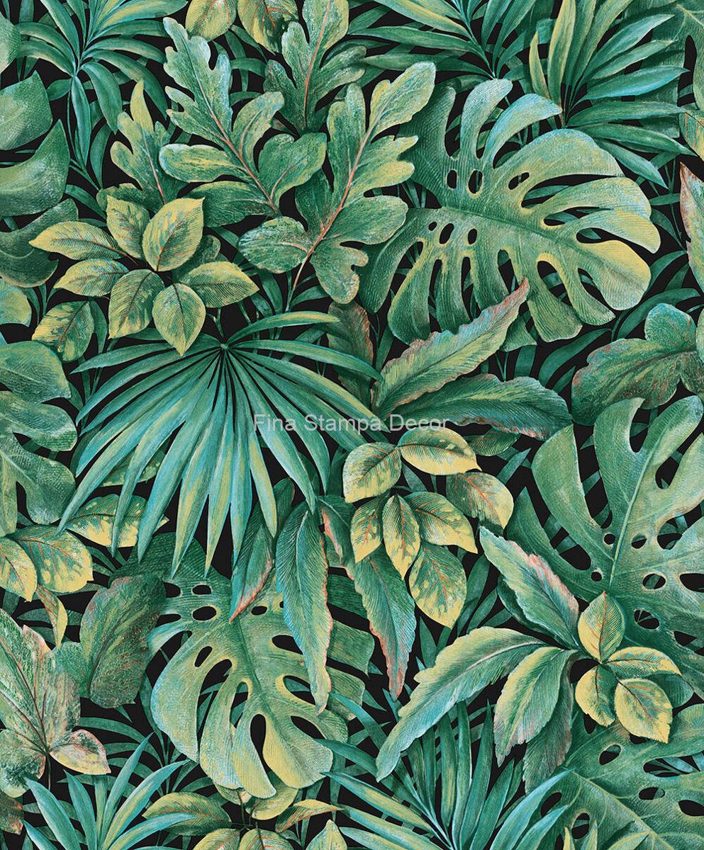 papel de parede estampa botânica