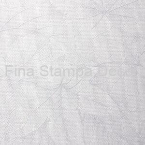 Papel de Parede Folhagem Cinza