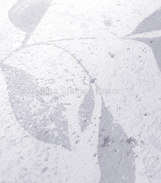 papel de parede folhas cinza