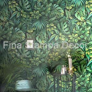 Papel de Parede Estampa Botânica