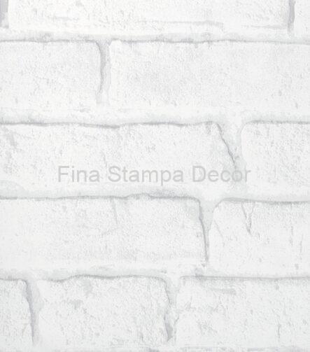 papel de parede tijolinho branco