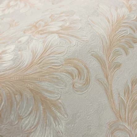 Papel de Parede Adamascado Bege - Image 3
