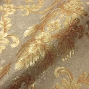 Papel de Parede Estampa Adamascada