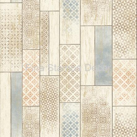 papel de parede azulejo bege