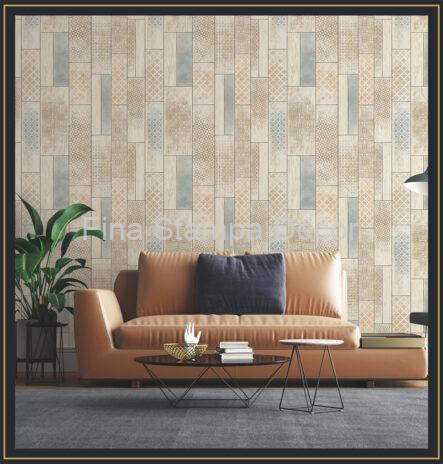 Papel de Parede Azulejo Bege - Imagem 2