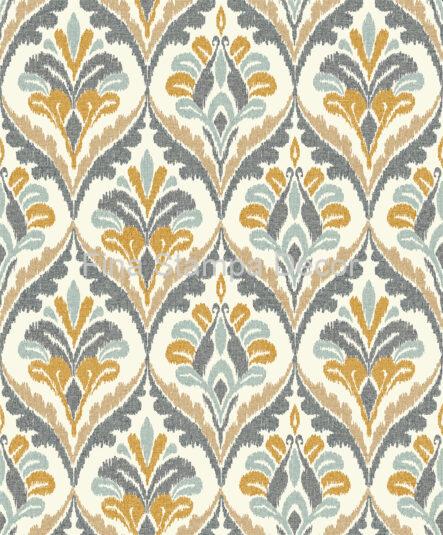 papel de parede estampa adamascada