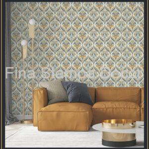 Papel de Parede Estampa Adamascada