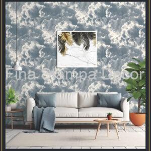 Papel de Parede Nuvens Acinzentadas