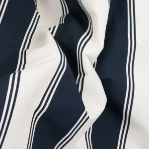 Tecido Listrado Azul Marinho