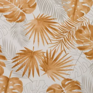 Tecido Impermeável Folhagem Caramelo