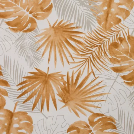 tecido impermeável folhagem caramelo