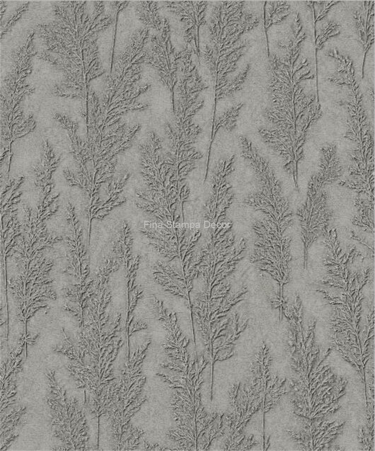 papel de parede ramos cinza