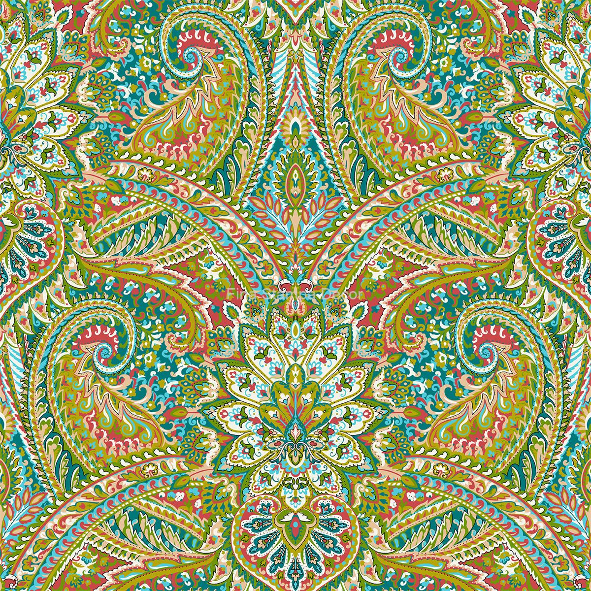 papel de parede estampa cashmere