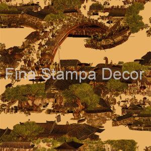 Papel de Parede Vintage Oriente