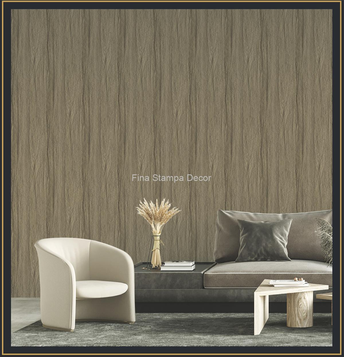 Papel de Parede Madeira Castanho - Imagem 2