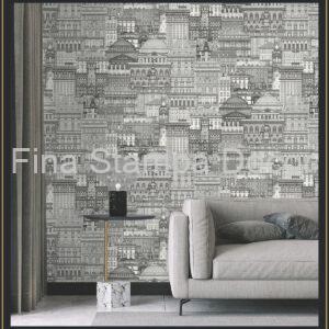Papel de Parede Vintage Cidade