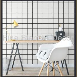 Papel de Parede Geométrico Xadrez