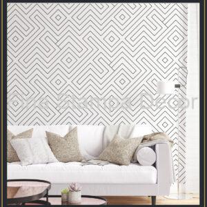 Papel de Parede Geométrico Losangos