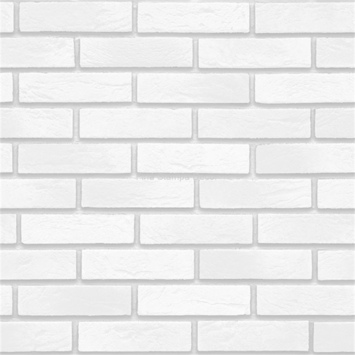 papel de parede tijolinho branco