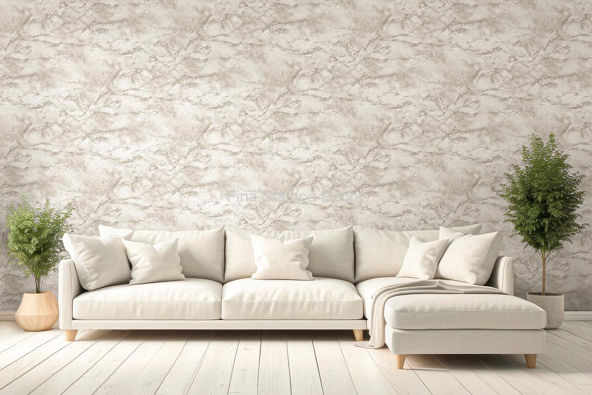 Papel de Parede Mármore bege - Imagem 2