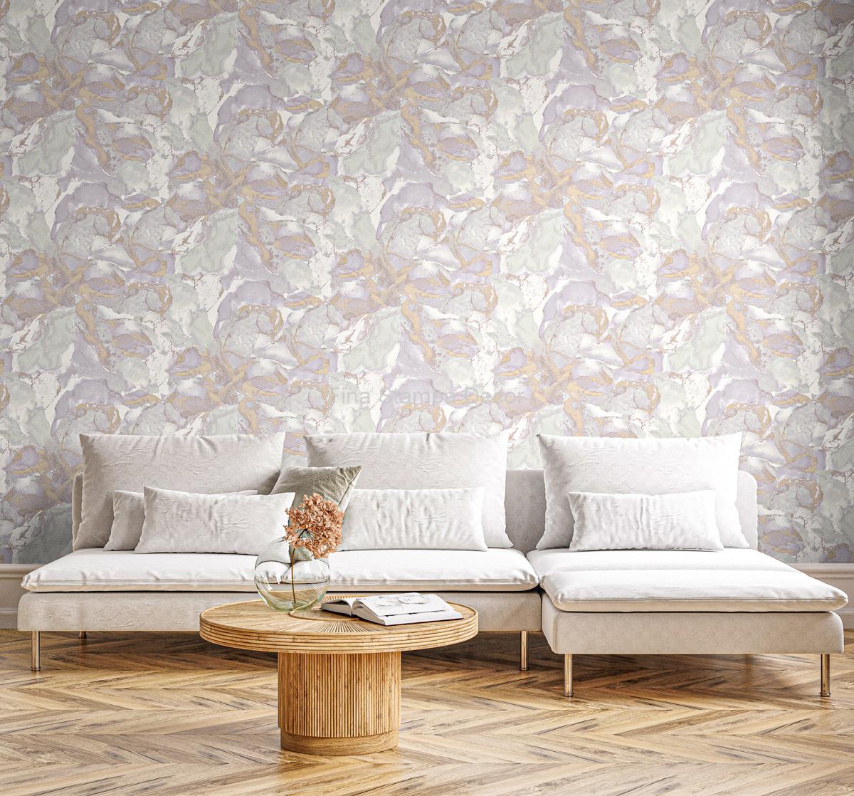 Papel de Parede Marmorizado Colorido - Imagem 3