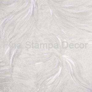 Papel de Parede Folhas Acinzentadas