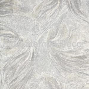 Papel de Parede Cinza Folhas