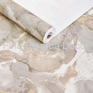 Papel de Parede Marmorizado Bege