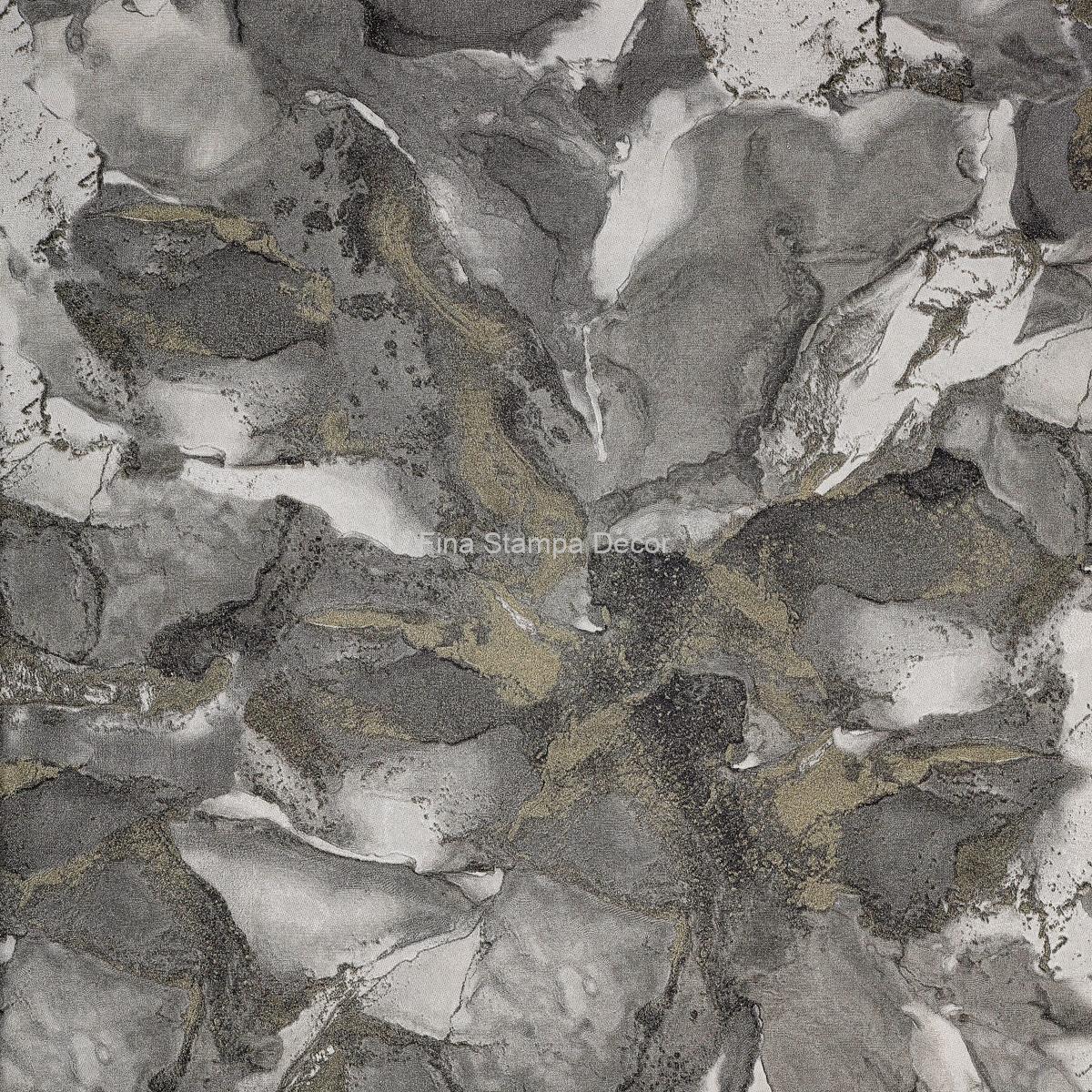 papel de parede marmorizado cinza