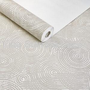 Papel de Parede Geométrico Cinza