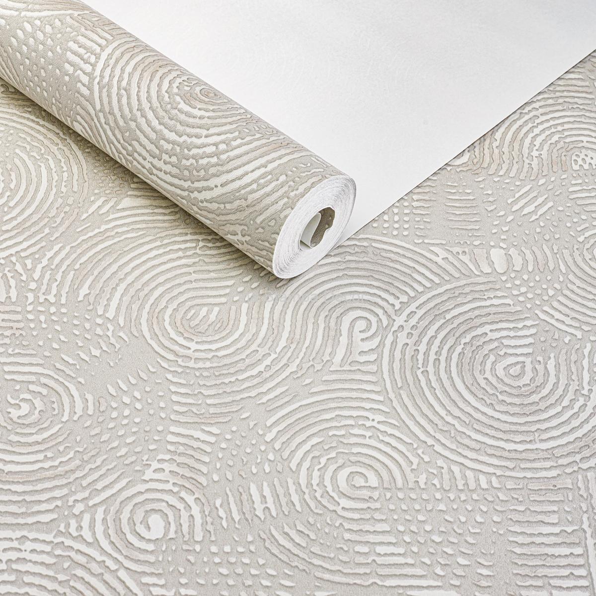 Papel de Parede Geométrico Cinza - Imagem 2