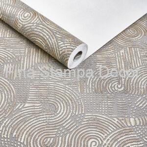 Papel de Parede Geométrico Grafite