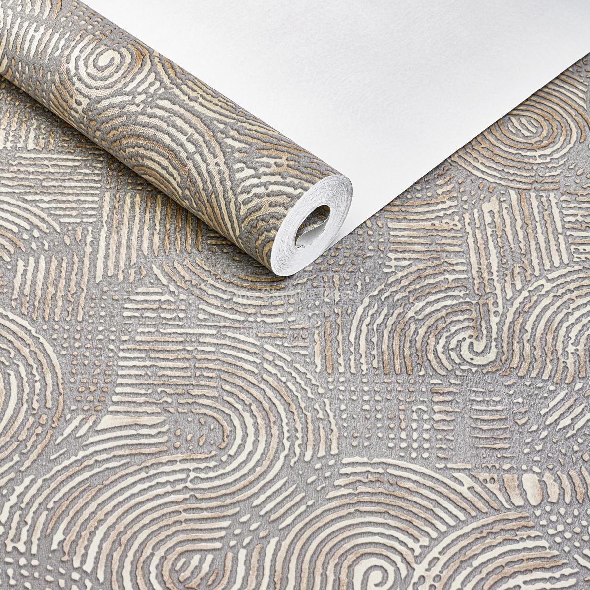 Papel de Parede Geométrico Grafite - Imagem 2