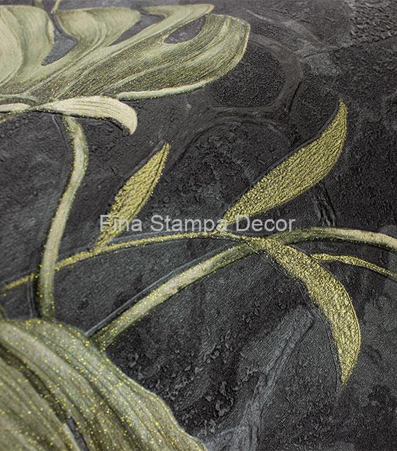 Papel de Parede Cinza Botânica - Imagem 3