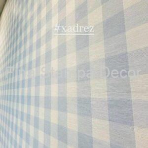 Papel de Parede Xadrez Azul