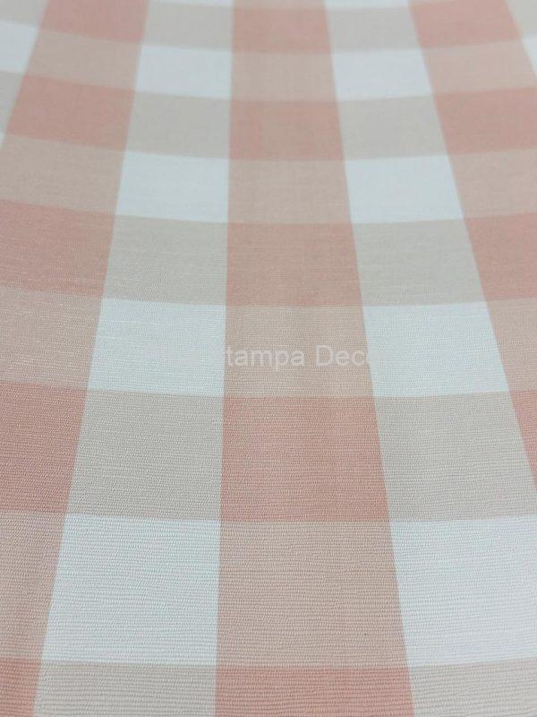 PAPEL DE PAREDE XADREZ ROSA