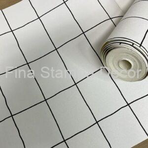 Papel de Parede Xadrez Branco