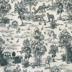 Tecido Estampa Toile de Jouy