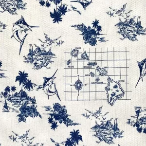 Tecido Estampa Floral e Náutico