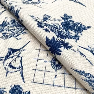 Tecido Estampa Floral e Náutico