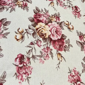 Tecido Estampa Floral Rosa