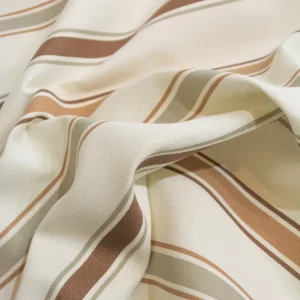 Tecido Impermeabilizado Listras Marrom